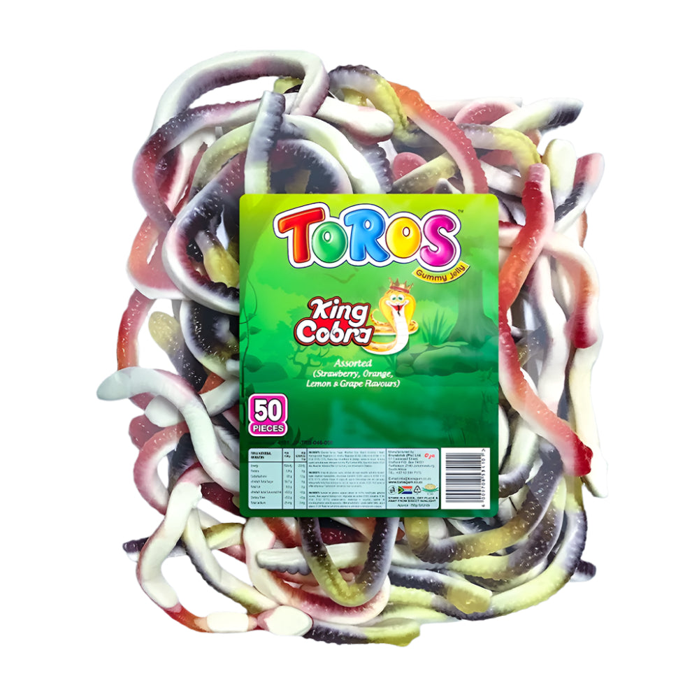TOROS MONSTER TONGUES SOUR FIZZY S/BERRY (50 Pcs)