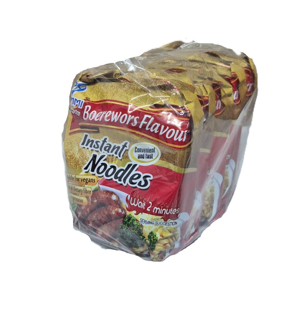 HOMMI NOODLES BOEREWORS FLAVOR (73g x 5 PKTS)
