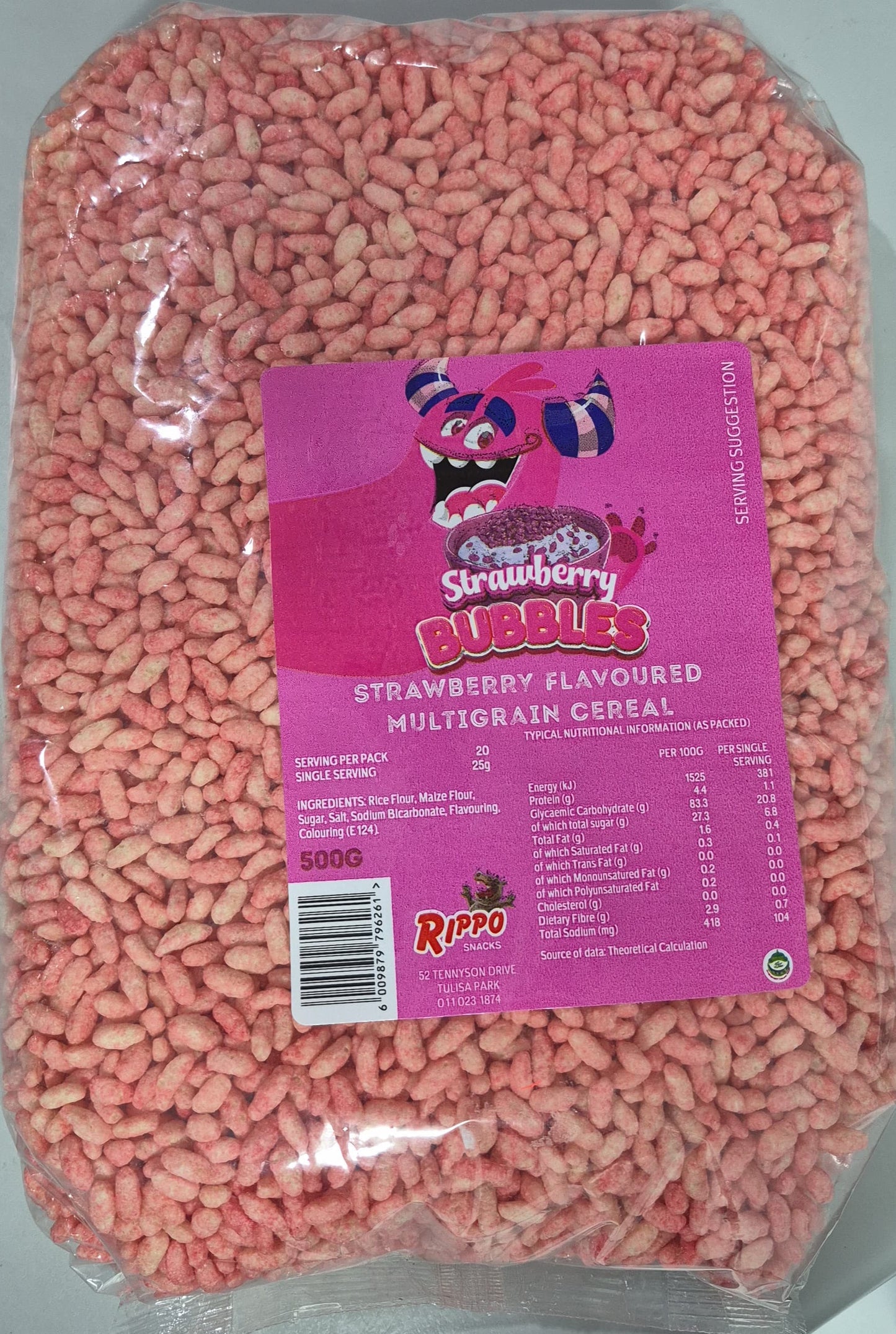 STRAWBERRY BUBBLES CEREAL