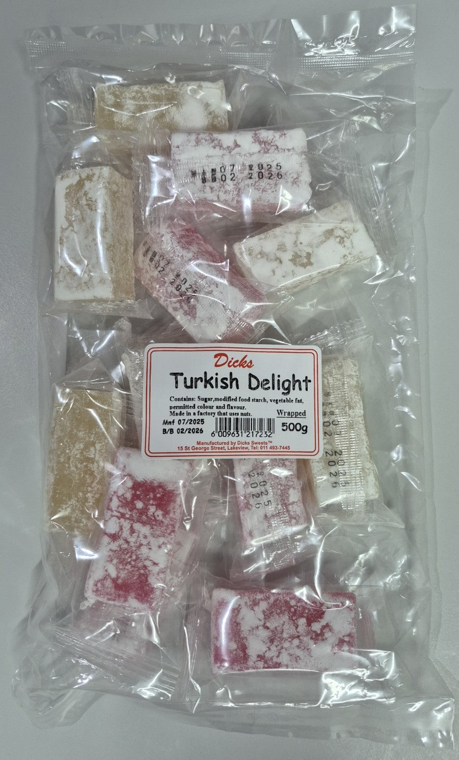 DICKS TURKISH DELIGHT (14+- pcs)
