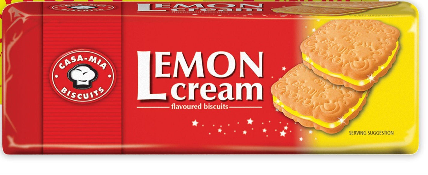 CASA-MIA LEMON CREAMS 150g