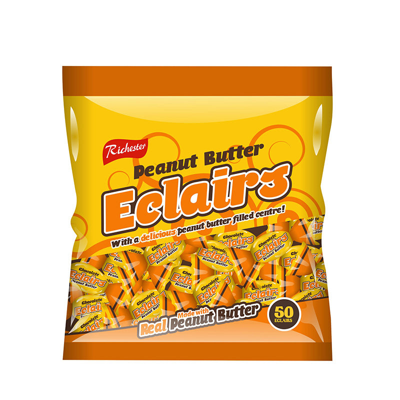 RICHESTER PEANUT BUTTER ECLAIRS (50 Pcs)