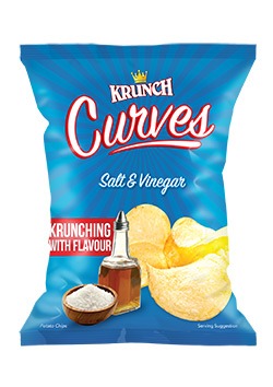 CURVES SALT AND VINEGAR 125g