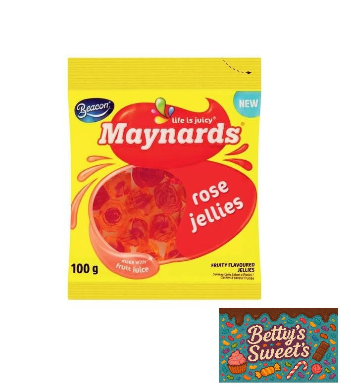 Maynards Rose Jellies 100g
