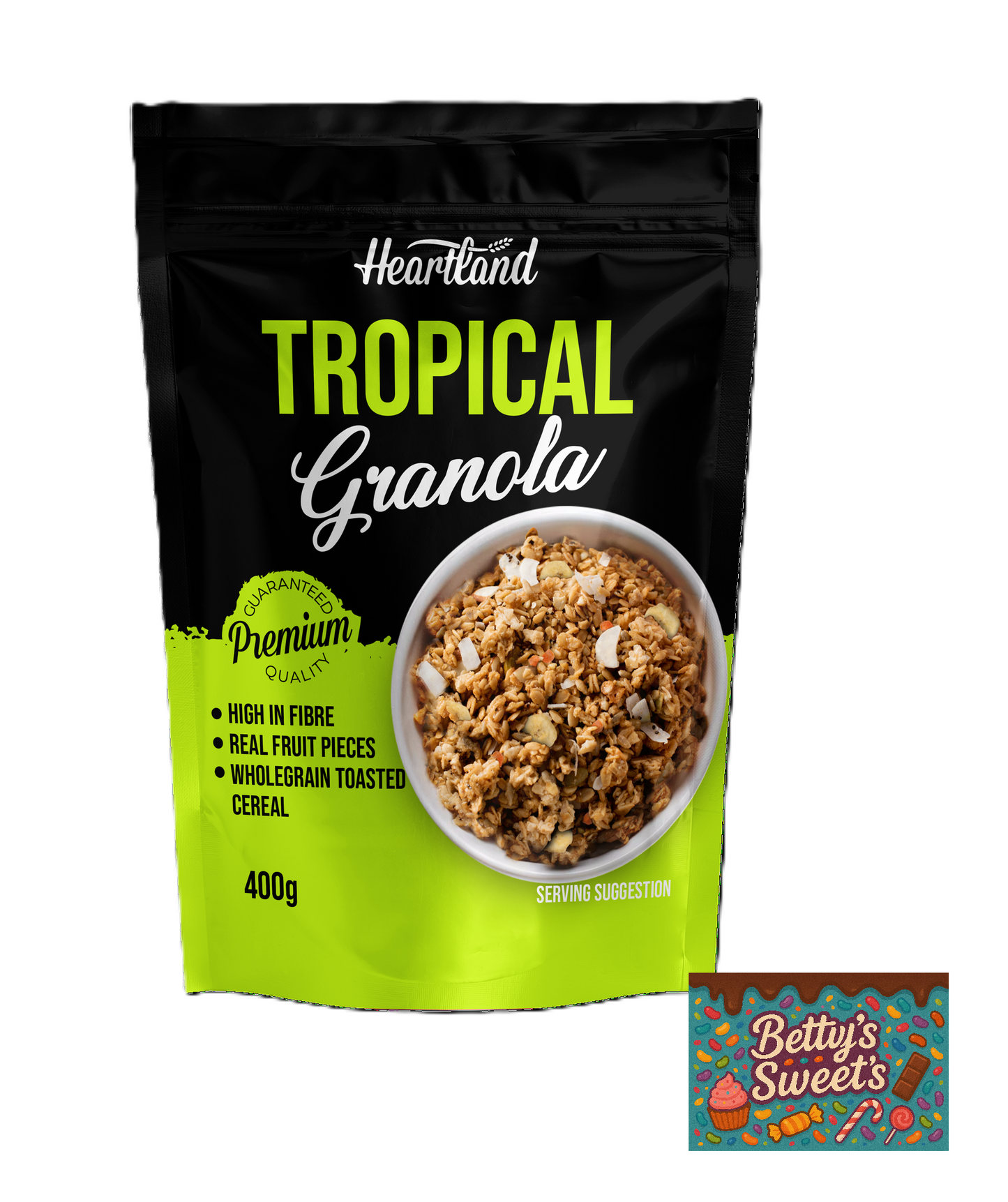Heartland Tropical Granola Cereal 400g