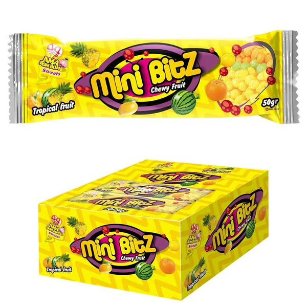 MINIBITZ TROPICAL FRUIT 20X50g