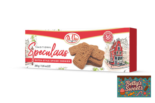 De Vries Traditional Speculaas Dutch-Style Spiced Cookies 200g