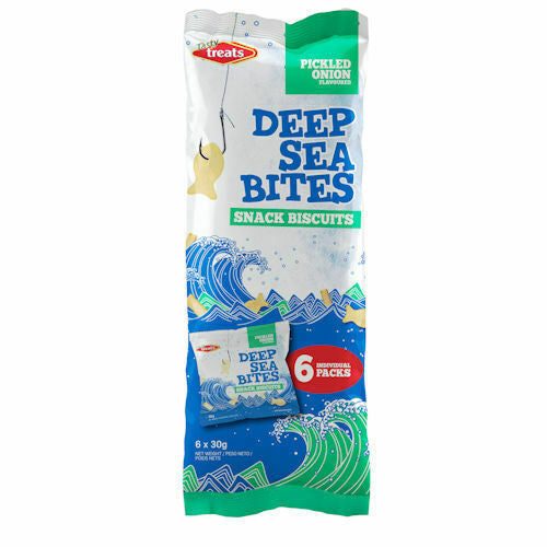DEEP SEA BITES PICKLED ONION 6 x 30g