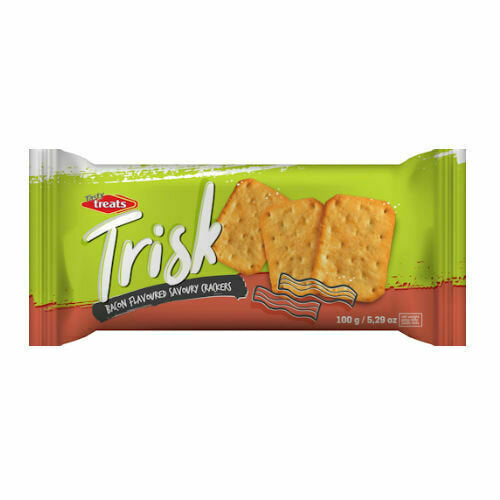 TRISK CRACKERS BACON 100g