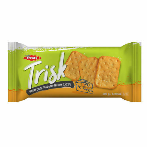 TRISK CRACKERS CREAMY CHEESE 100g