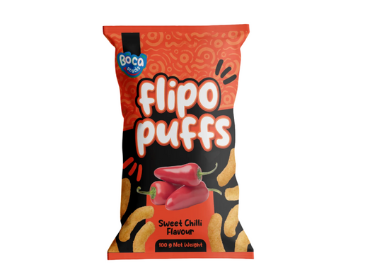 FLIPO PUFFS SWEET CHILLI 100g