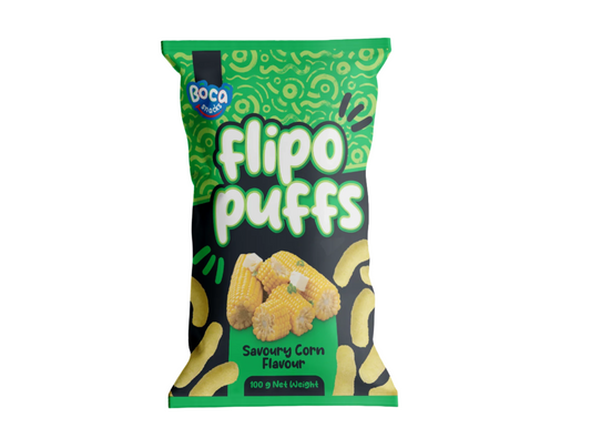 FLIPO PUFFS SAVOURY CORN 100g