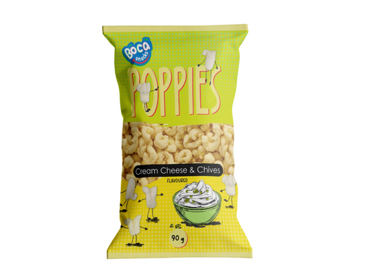 POPPIES CREAM CHEESE & CHIVES 100g