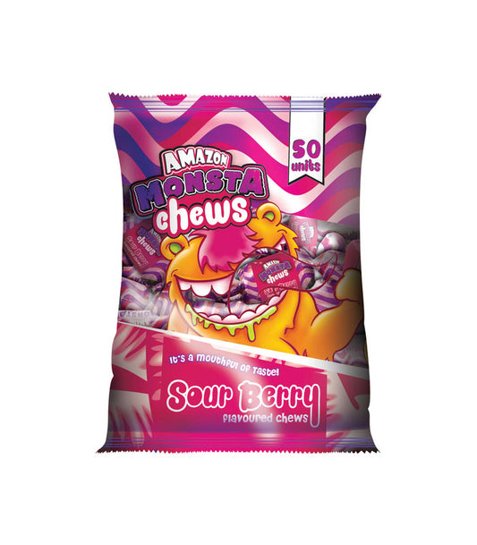 AMAZON MONSTA CHEWS SOUR BERRY