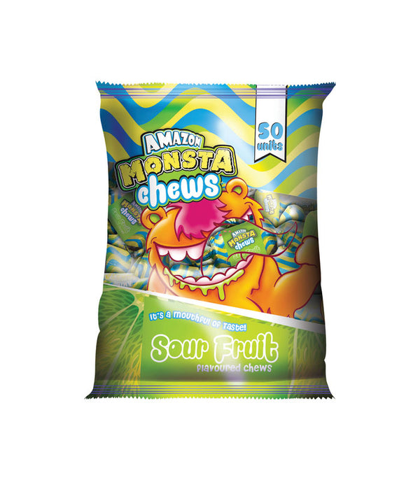 AMAZON MONSTA CHEWS SOUR FRUITS – Bettys Sweets