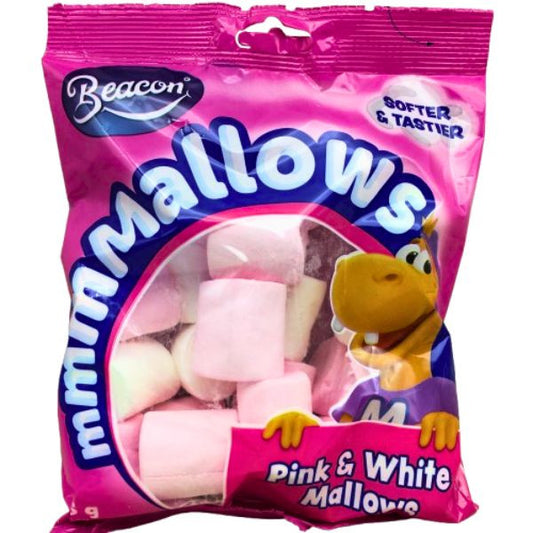BEACON WHITE & PINK MALLOWS 300g
