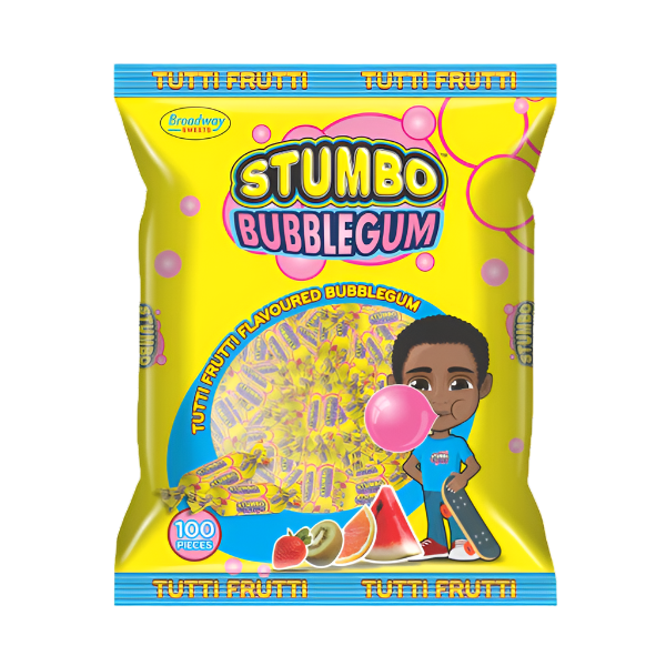 STUMBO BUBBLE GUM TUTTI FRUTTI