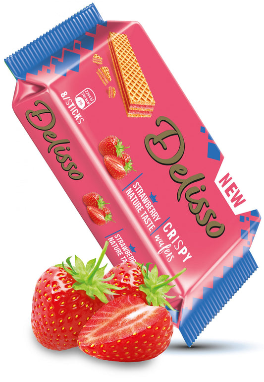 DELLISO STRAWBERRY CREAM WAFER