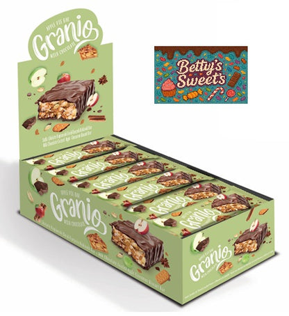 Granio Apple Pie Bar Milk Chocolate 24pcs