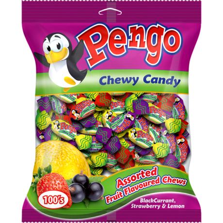 PENGO CHEWY CANDY ASSORTED FRUIT