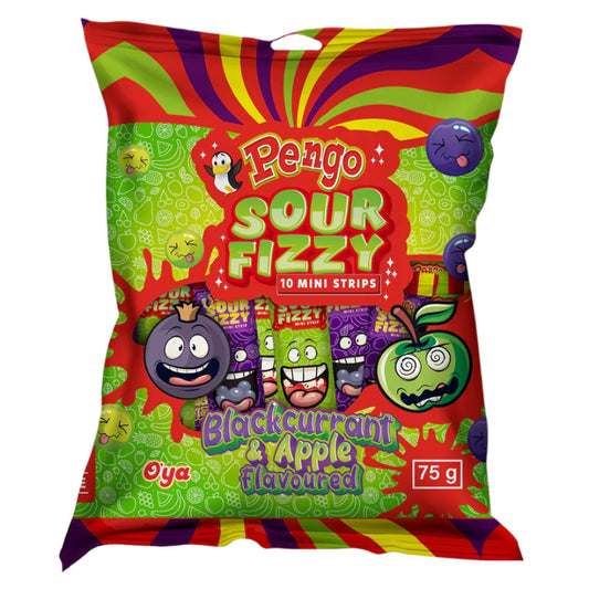 PENGOSOUR FIZZY MINI STRIPS (10 Pcs)