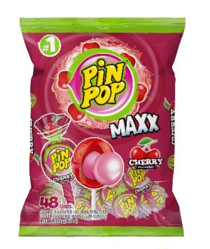 PIN POP MAXX CHERRY 48 pcs