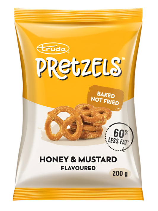 PRETZELS HONEY & MUSTARD 60% LESS FAT BAKED NOT FRIED