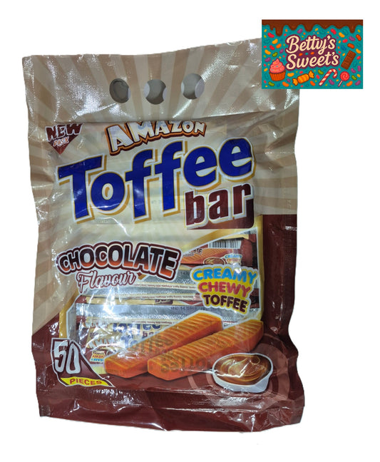 Amazon Toffee Bar Chocolate 50 pcs