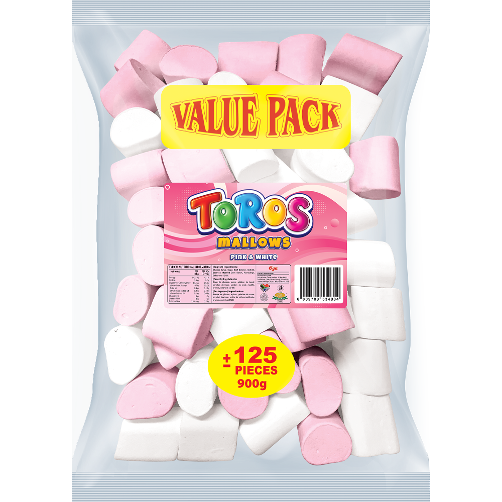TOROS VALUE PACK PINK & WHITE MALLOWS