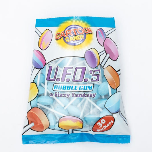 CARTOON CANDY UFO BUBBLEGUM 30pcs