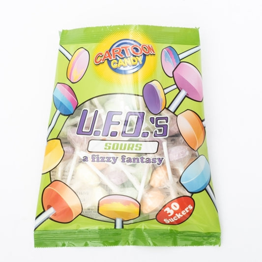 CARTOON CANDY UFO SOURS (30 Pcs)