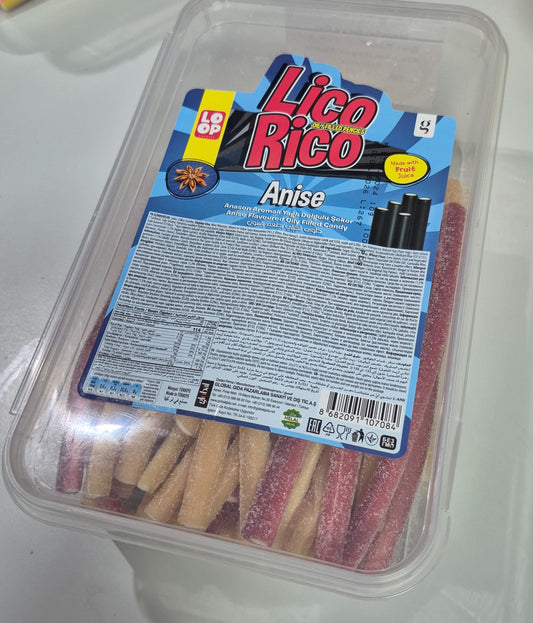 LICO RICO ANISE OILY FILLED PENCILS (100 Pcs)
