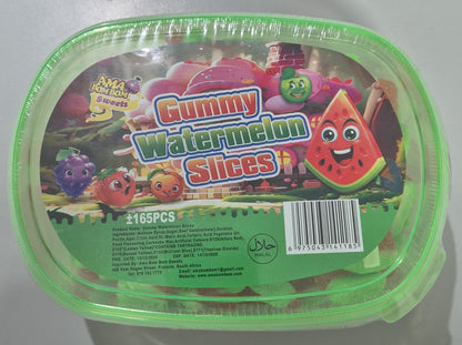AMA BOM BOM GUMMY WATERMELON SLICES (165 Pcs)
