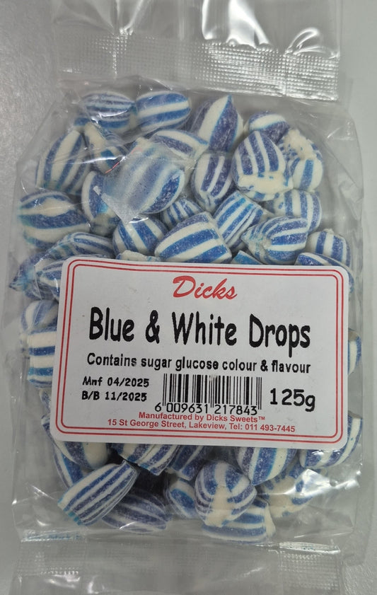 DICKS BLUE AND WHITE DROPS 125g