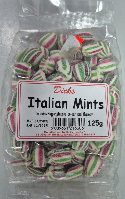 DICKS ITALIAN MINTS 125g