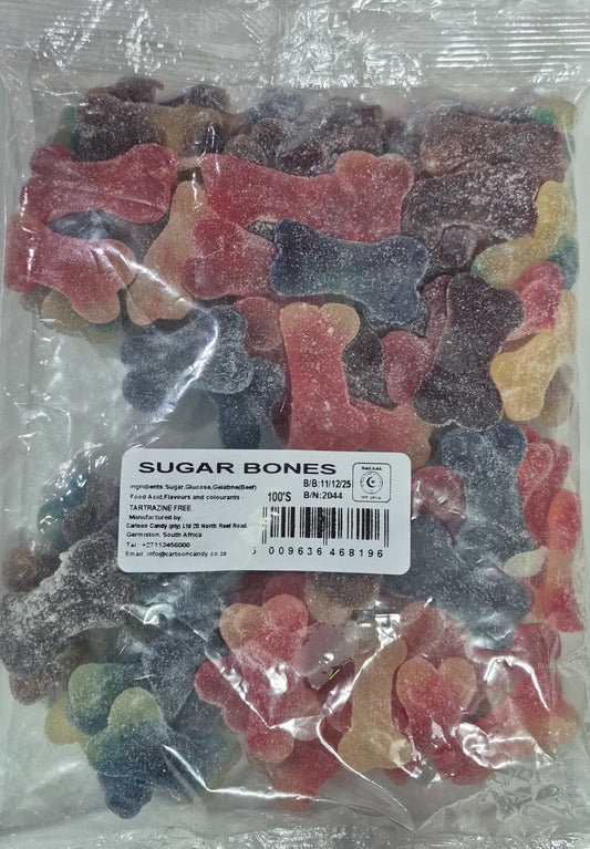 CARTOON CANDY SUGAR BONES (100’s)