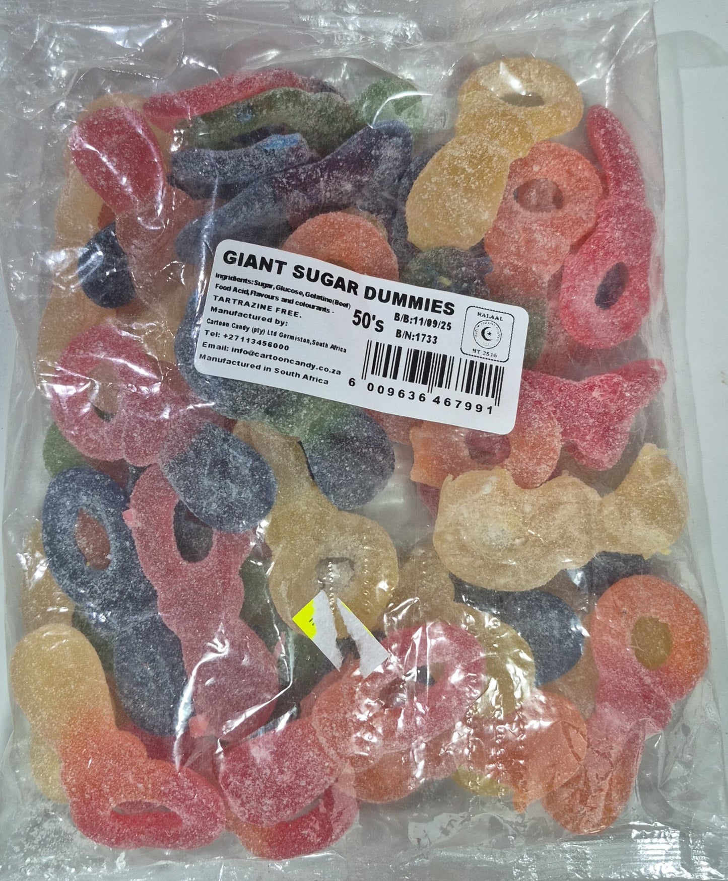 CARTOON CANDY GIANT SUGAR DUMMIES (50’s)