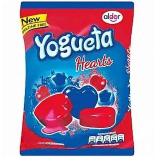 YOGUETA HEARTS CHERRY & BLUEBERRY (50 Pcs)
