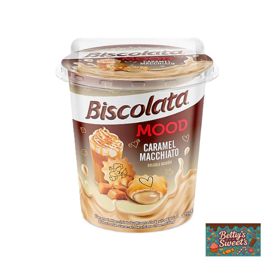 Biscolata Mood Caramel Macchiato Filled Biscuits 100g