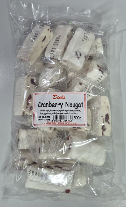 DICKS CRANBERRY NOUGAT (14+- pcs)