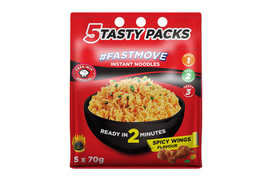 CASA MIA NOODLES SPICY WINGS 5 x 70g