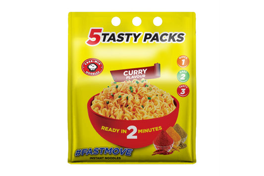 CASA MIA NOODLES CURRY 5 x 70g