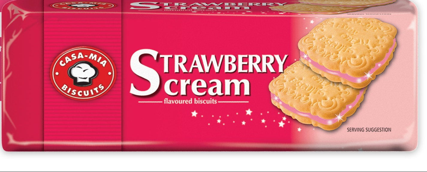 CASA-MIA STRAWBERRY CREAMS 150g