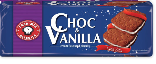 CASA-MIA CHOC & VANILLA CREAMS 150g
