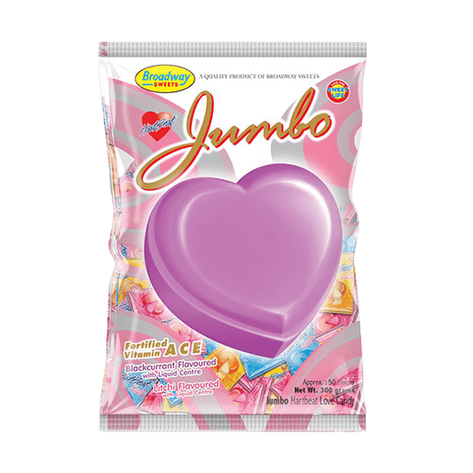 HEARTBEAT EXOTIC LOVE CANDY BLACKCURRANT & LITCHI 50 pcs