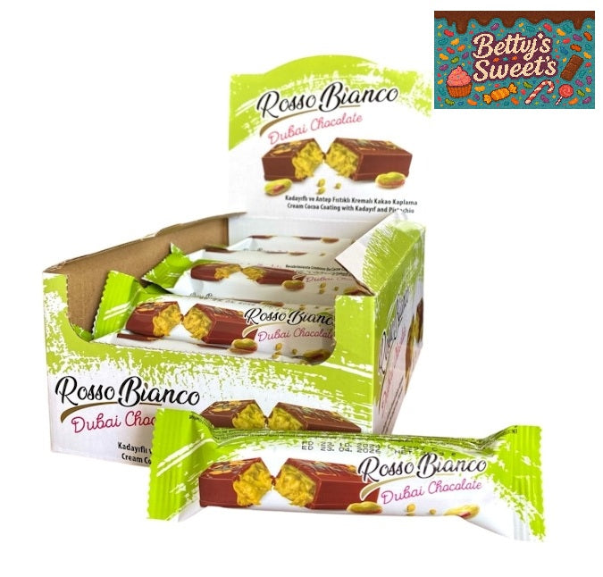 Rosso Bianco Pistachio (Dubai Chocolate) 24pcs