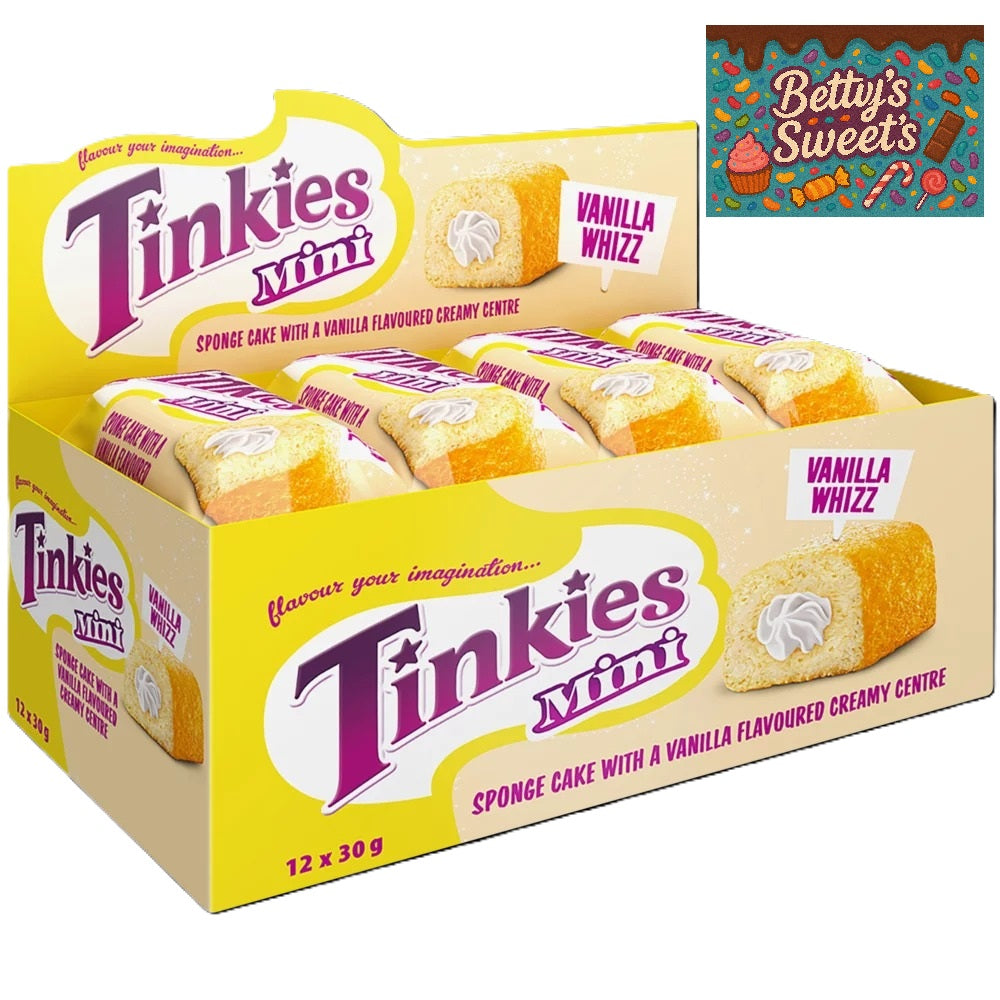 Tinkies Mini Vanilla Whizz 30g x 12pcs