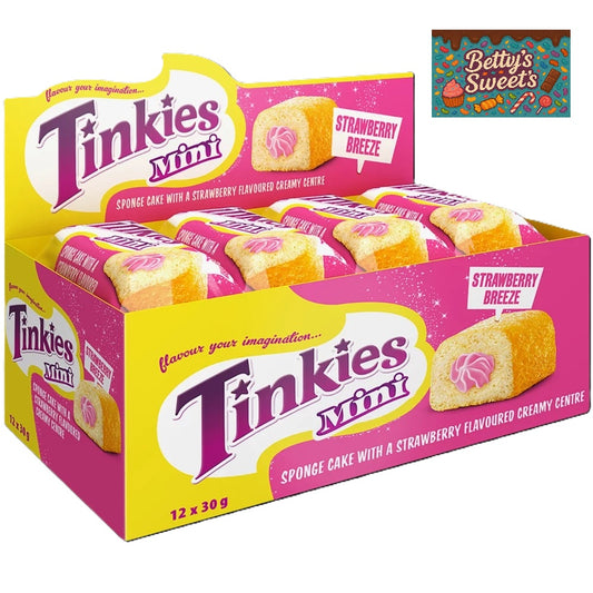 Tinkies Mini Strawberry Breeze 30g x 12pcs