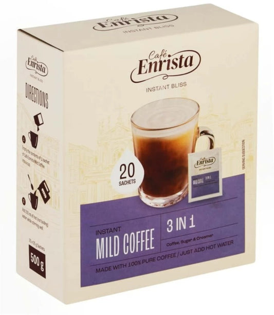 CAFÉ ENRISTA MILD COFFEE 3 IN 1 (20 SACHETS)