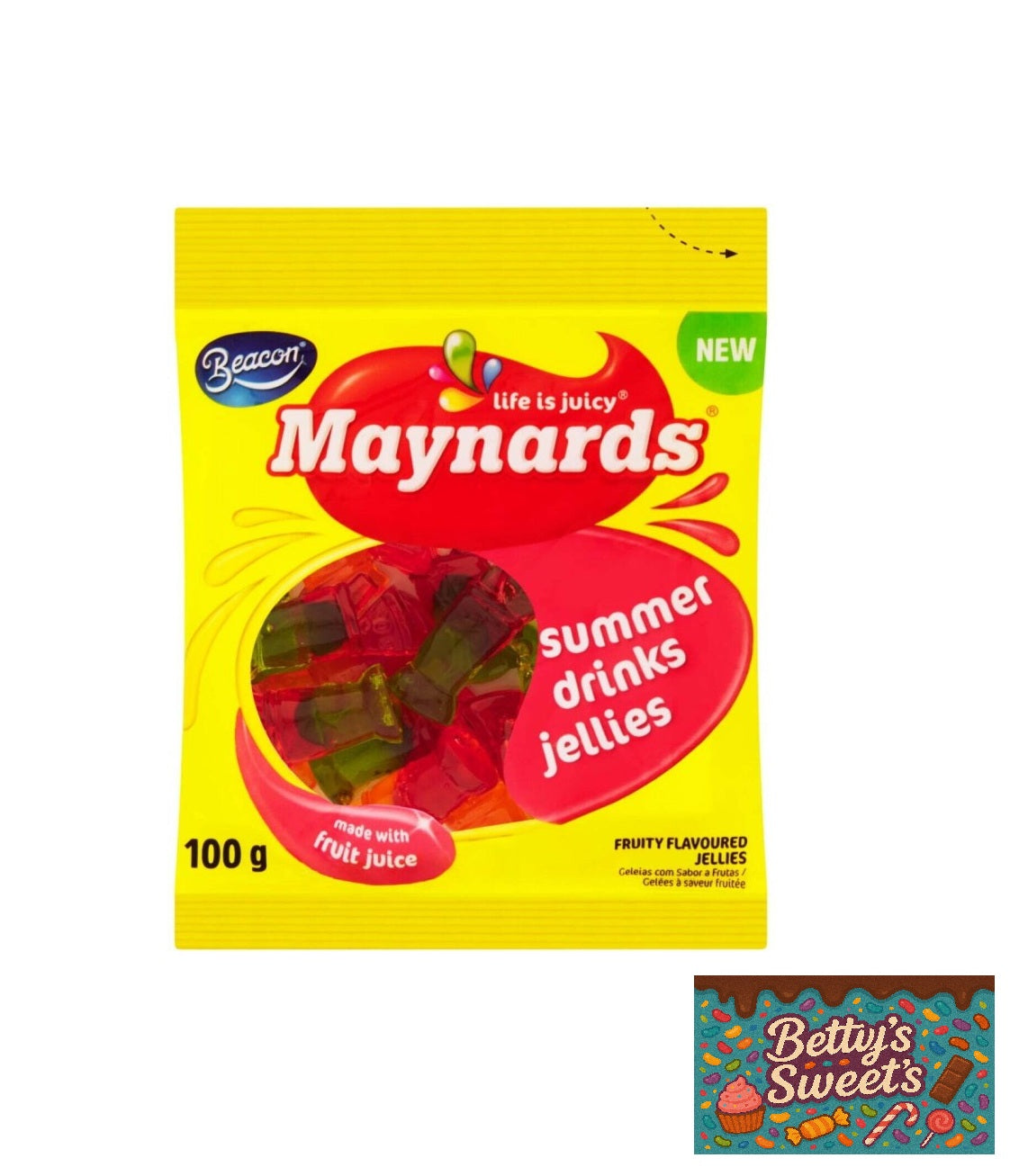 Maynards Summer Drinks Jellies 100g – Bettys Sweets
